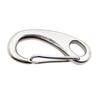 5 Pcs Stainless Steel Eggs Shape Spring Snap Hooks Belt Carabiner Quick Release Fastner Hook for Outdoor Hiking, Camping