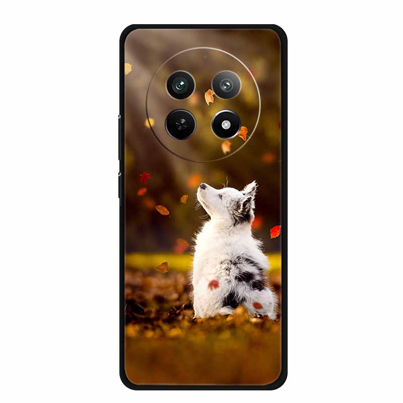 Phone Case For Realme 13 Pro Plus Case Protective Black Silicone Soft Coque For Realme13 Pro Plus Back Cover Case 13Pro Plus Bag