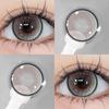 EYESHARE 1pair Lemon Gray Contact Lenses 14.0mm Korean Natural Brown Softlens Eye Contacts Cosmetics Pupils