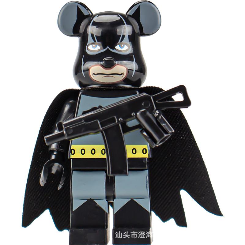 Ninja Warrior Superhero Doll With Weapon Single Building Block Assembly Toy