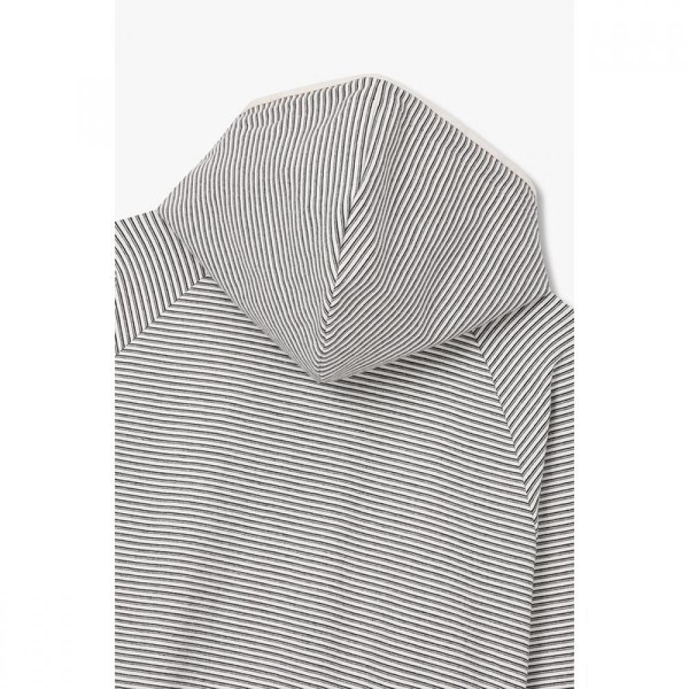 Studio Tomboy Men S Minimal Stripe Hooded Zip Up 9176313974ar