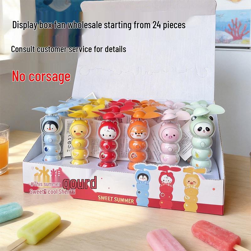 New Flower Mini Portable USB Handheld Fan - Summer Fresh and Compact Electric Fan