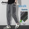 JEEP SPIRIT Men's Ice Silk Quick-Dry Summer Pants