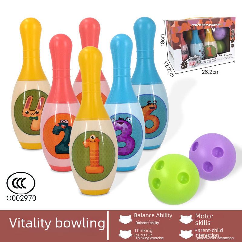 Children's Cross-Border Bowling Toys for Outdoor & Indoor Play - Interactive Sports Game for Boys & Girls