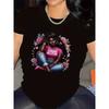 Cotton Short Sleeve T-Shirt for Home Living Room Wear, Featuring Durable Fabric with Comfortable Fit, Ideal for Casual Outfits