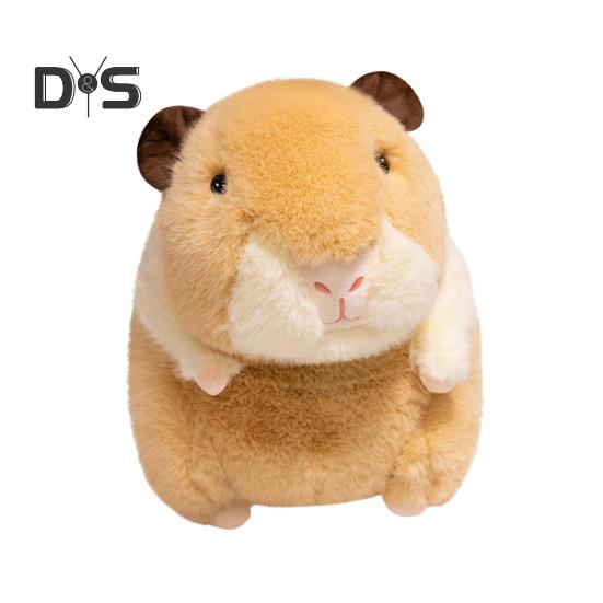 

Реалистичная плюшевая игрушка морская свинка, мягкая кукла-обнимашка в виде морской свинки, мягкая подушка в подарок для детей, тематическая вечеринка на Рождество и день рождения S светло-коричневого