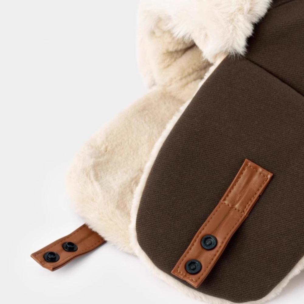 Soft Fluffy Ear Protection Hat Bear Ears Earmuffs Cap Fashion Warmth Cap  Women Men