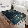 Minimalist Leaf Floral E-gaming Floor Mat  Watercolor Print Non-Slip Rug for Living Room Bedroom Kitchen Bathroom Entryway Decor