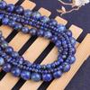 Lapis Lazuli Beads, 4-12mm Round Natural Stone, Pick Size for DIY Bracelet Necklace Making