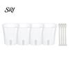 Small Planters for Hoya Cuttings Self Watering Plant Pots Indoor Plants, with Water Level Indicator, Clear Propagation Containers Carnivorous