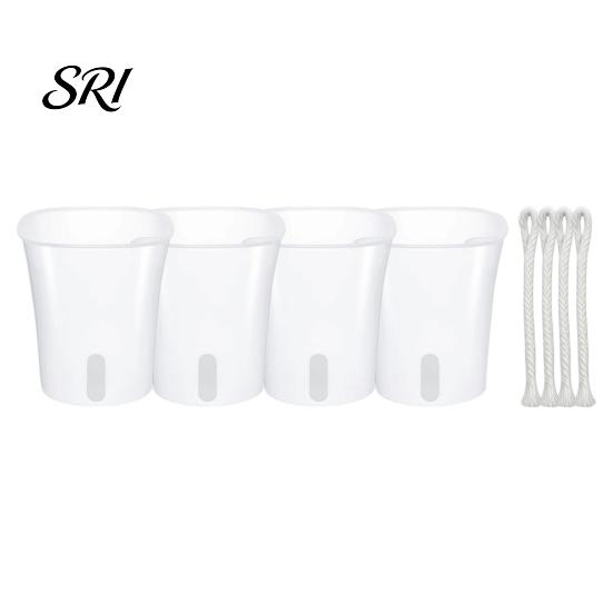 Small Planters for Hoya Cuttings Self Watering Plant Pots Indoor Plants, with Water Level Indicator, Clear Propagation Containers Carnivorous