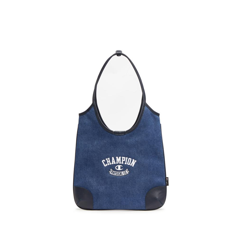 Champion Physical Campus SS25 Versatile Simple Color Block Casual Sports Fashion Fabric And Synthetic Leather Tote Bag Unisex Tote Bag U5CACPU26