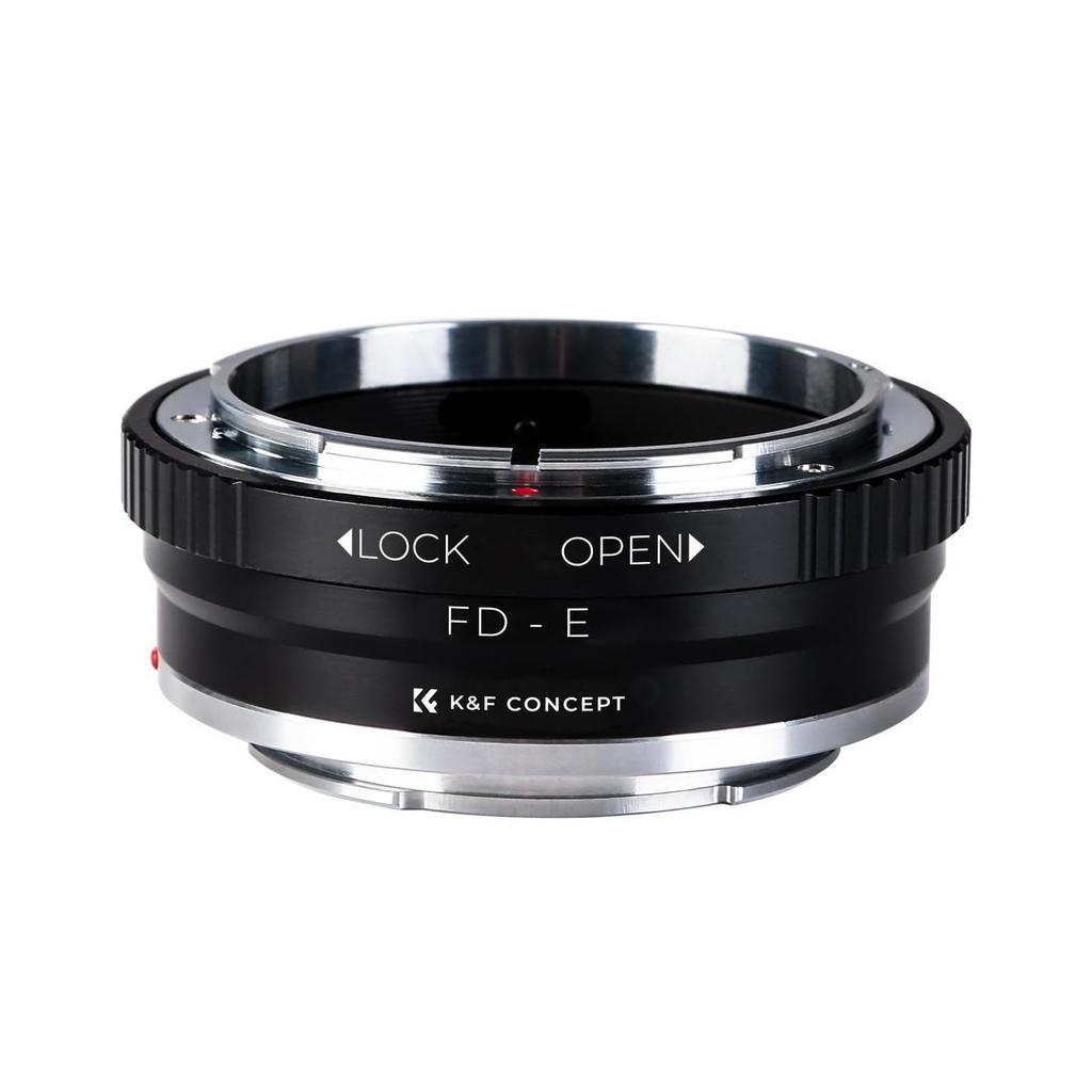 Concept Lens Mount Adapter FD Mount to E Mount with Aperture Ring K&F KF-FDE2 (Canon Adapter)
