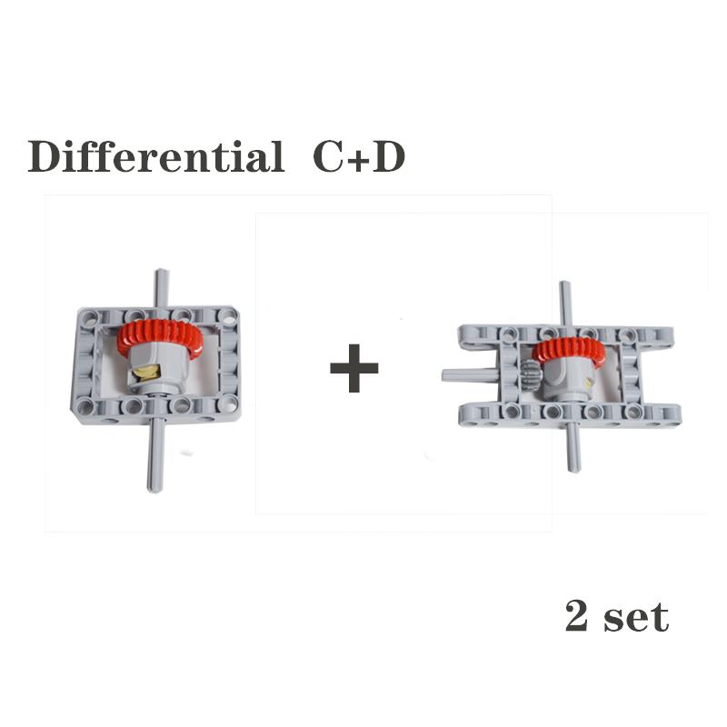 Power Functions Baustein Technische Motorteile Multi PF Werkzeug Kompatibel 8293 8883 Auto Zug M L XL Servomotor Steine Spielzeug