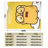 Lazy Egg Gudetama  Throw Blanket for Couch  Soft Cozy Plush Blanket 50x60 Inch Multi-size Bedspread for All Seasons