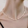 Natural Baroque Pearl Necklace Neck Chain Collarbone Chain Fashion Personality Design