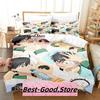 Kawai Hayato Suou Beding Set Single Twin Ful Quen King-Sized Dimensionsd Dimensions Bed Linen Set Adult People Kid Bedrom Duvetcover Sets 3D Anime Bed