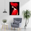 5D DIY Scenery Diamond Painting BlackWhite Red Diamond Embroidery Mosaic Full Round Drill HandCrafts Art Gift Home Decor