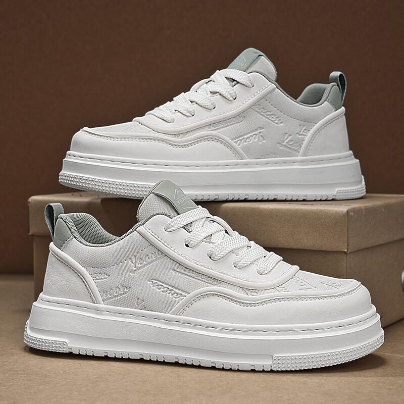 Yierkang Men s Breathable Thick-Sole Casual Sneakers 41