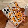 Halloween Kürbis Magnetische Handyhülle für iPhone 17 Pro Max - Transparente Hartschale für iPhone 16/15
