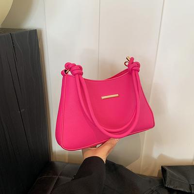 High-value Bag 2025 New Trendy Women's Bag Spring and Summer Simple and Versatile Shoulder Bag Texture Niche Underarm Bag