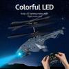 Shark-shaped RC Airplane 2.4GHz Remote Control Aircraft with LED Lights Easy To Fly for Kids & Adults 
