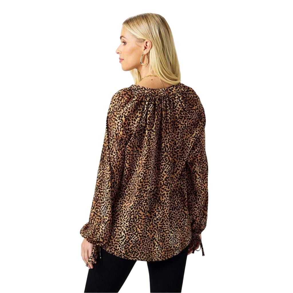 Biba Womens/Ladies Leopard Print Button Through Blouse