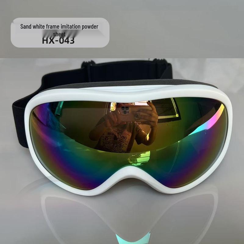 2025 Unisex Spherical Ski Goggles: Double-Layer Anti-Fog Outdoor Cylindrical Snow Goggles