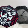 1pc Magical Metal Death Automatic Folding Umbrella 8 Rib Iron Frame,  Suitable for Travel, Daily Use, Birthday, Women & Men Gift c1231031
