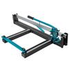 31 Inch Blue Manual Tile Cutter W/ Precise Laser Positioning & Anti-sliding Rubber Surface Single Rail & Bracket Suitable for Porcelain and Ceramic