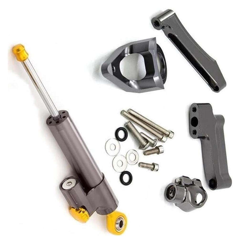 Damper Stabilizer for Suzuki GSX1300R Hayabusa 1300 1998-2019 Motorcycle Steering Damper Stabilizer Mount Bracket Kit Stabilizer Damper Set 1