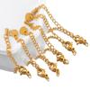 Pack of 10pcs Stainless Steel Adjustable Lobster Clasp Extension Chain for Jewelry Making and Bracelet Extender