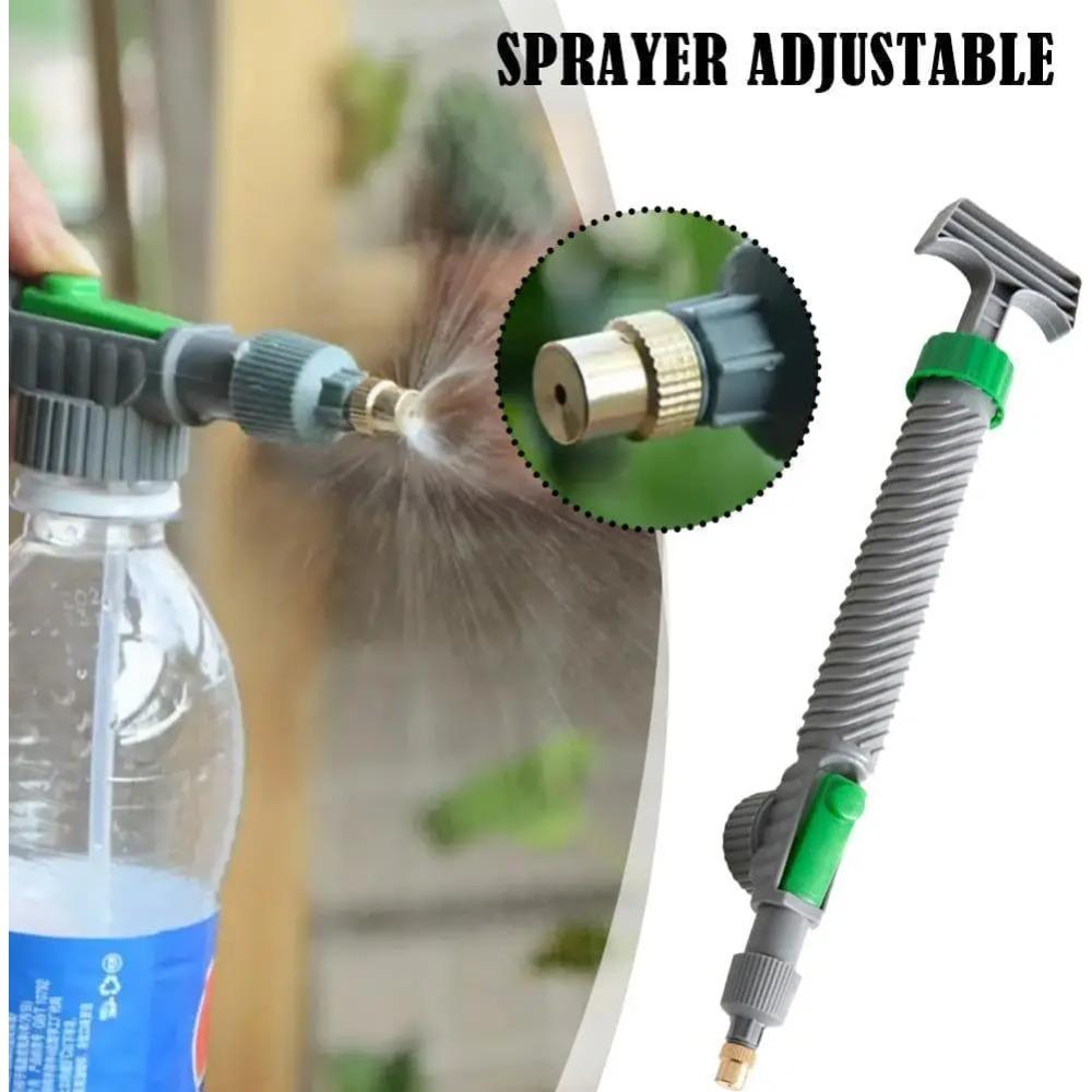 

1PCS Adjustable Garden Sprayer Beverage Bottle Sprayer High Pressure Air Pump Manual Sprinkler for Sprayer Agriculture Tools серый