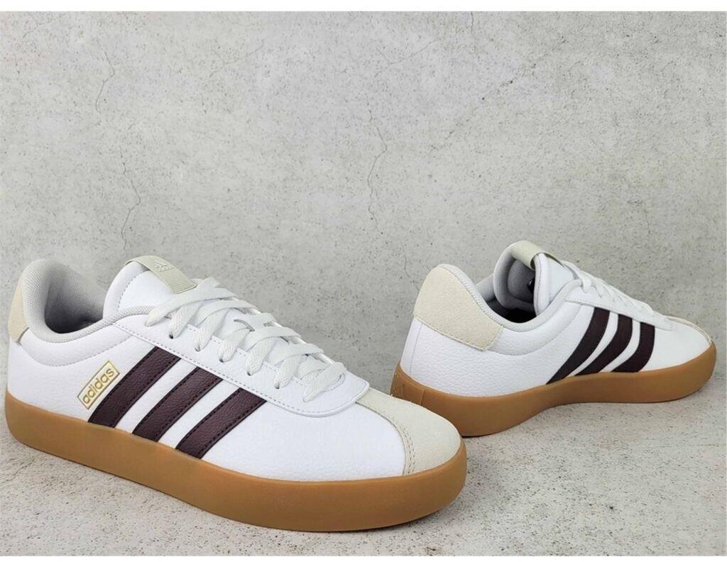 Кроссовки Adidas VL Court 3.0 облачно-белые/тенево-коричневые/алюминиевые