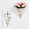 1 Pcs Good Price Handmade Striped Wicker Decorative Planters Foldable Nordic Garden Planters Decorative Planters