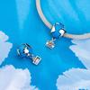 S9 Sterling Silver Star Moon Isolation Bead Charm Diy Jewelry Accessories Bracelet Necklace Female