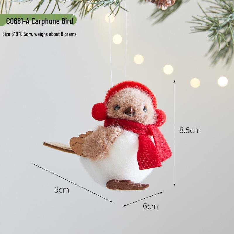 2026 Christmas Cute Plush Angel Elf Tree Ornament Pendant