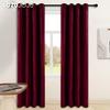 1PC LOZUJOJU Modern 70-80% Light Blocking Versatile Solid Color Light Blocking Velvet Curtains for Living Room Bedroom Home Decor