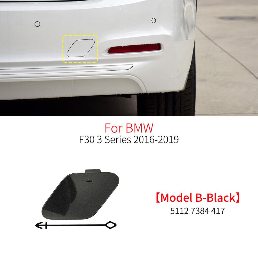 For BMW F30 Car Rear Bumper Tow Hook Cover Cap Black White For BMW 3 Series 318 320 323 330 335 51127312748 51127384417