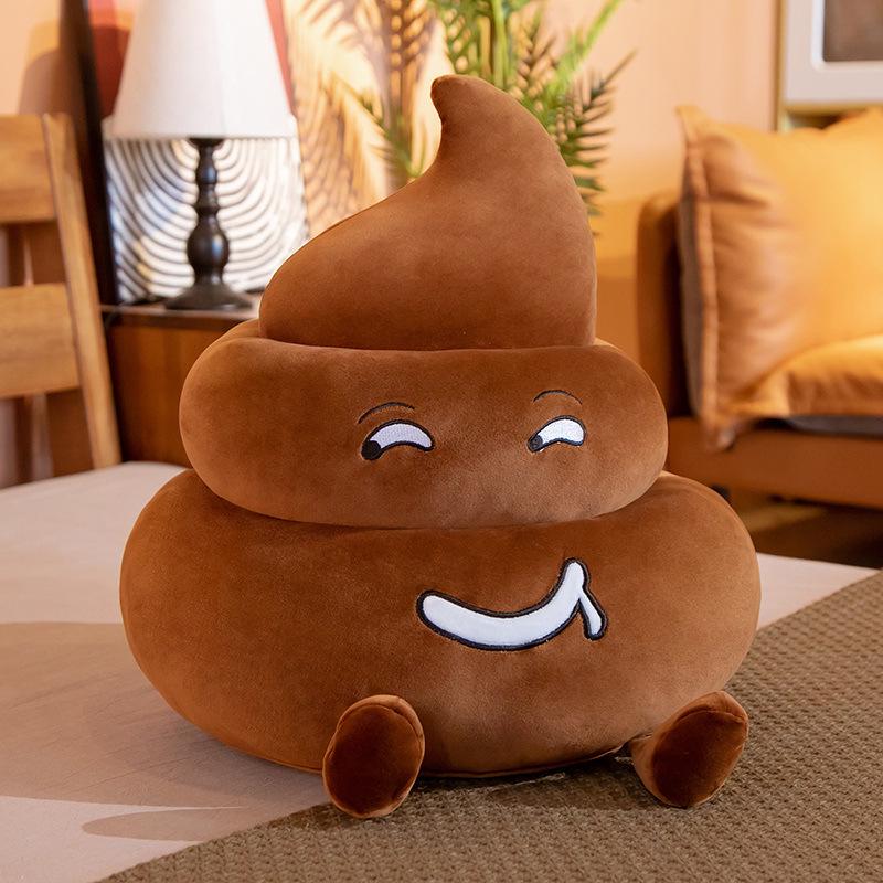 

Creative Prank Plush Poop Pillow - Funny Gag Gift for Claw Machines 25 cm 0.19 kg