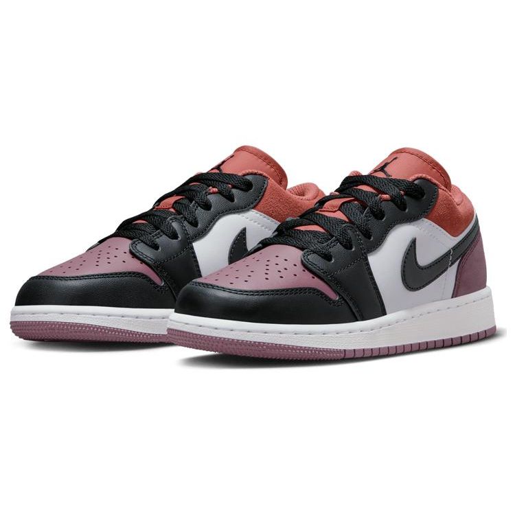 Air Jordan 1 Low SE GS Sky J Mauve Kids Sneakers Purple White Sky-J-Orange FB9908-102