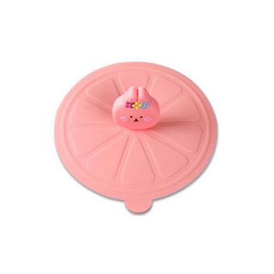 10.8cm Cute Animal Silicone Leakproof Dustproof Sealed Coffee Mug Cup Lid Cover