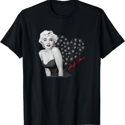 Marilyn Monroe - Leopard Heart T-Shirt