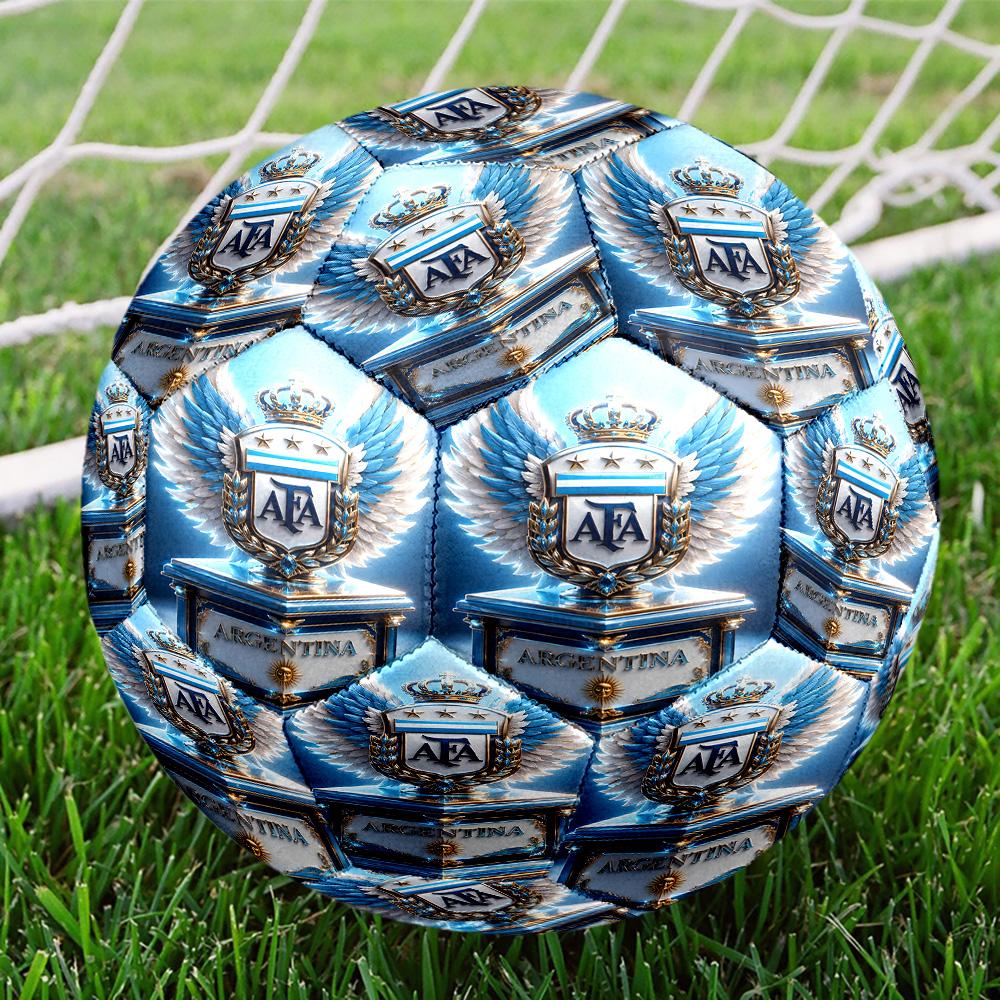 Fußballmannschaft City FC Aufdruck Größe 5 Fußball, Standard-Matchball für Sportspiele und Mannschaftstraining, Ideales Geschenk für Fußballfans