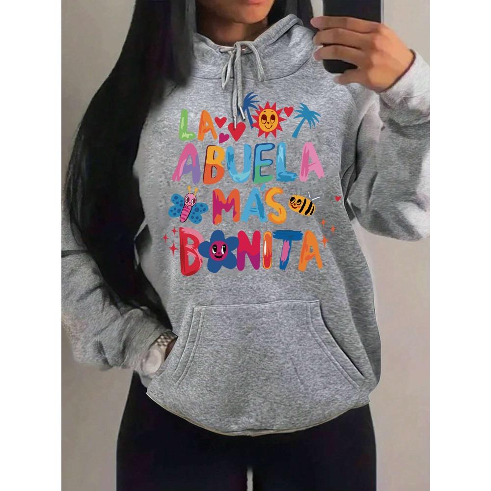 Bonita Printed For Women Streetwear Creative Funny Pattern Hoodie Fleece New Sweatshirt Sport Female Clothes