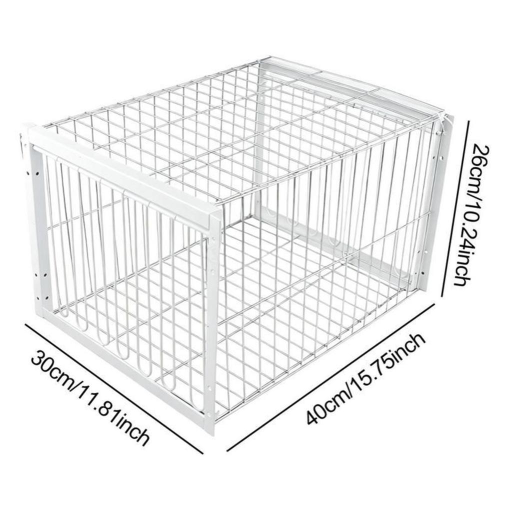Gaiola Armadilha Grande para Pássaros Recinto de Ferro para Captura de Pombo Frango Pomba Fazendas Jardins Suprimentos Animais ao Ar Livre