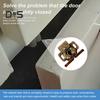 1 Set Cabinet Door Lock Built-in Spring Rustproof Electroplated Adjustable Easy Installation Multipurpose Iron Cabinet Latch Cupboard Door Lock