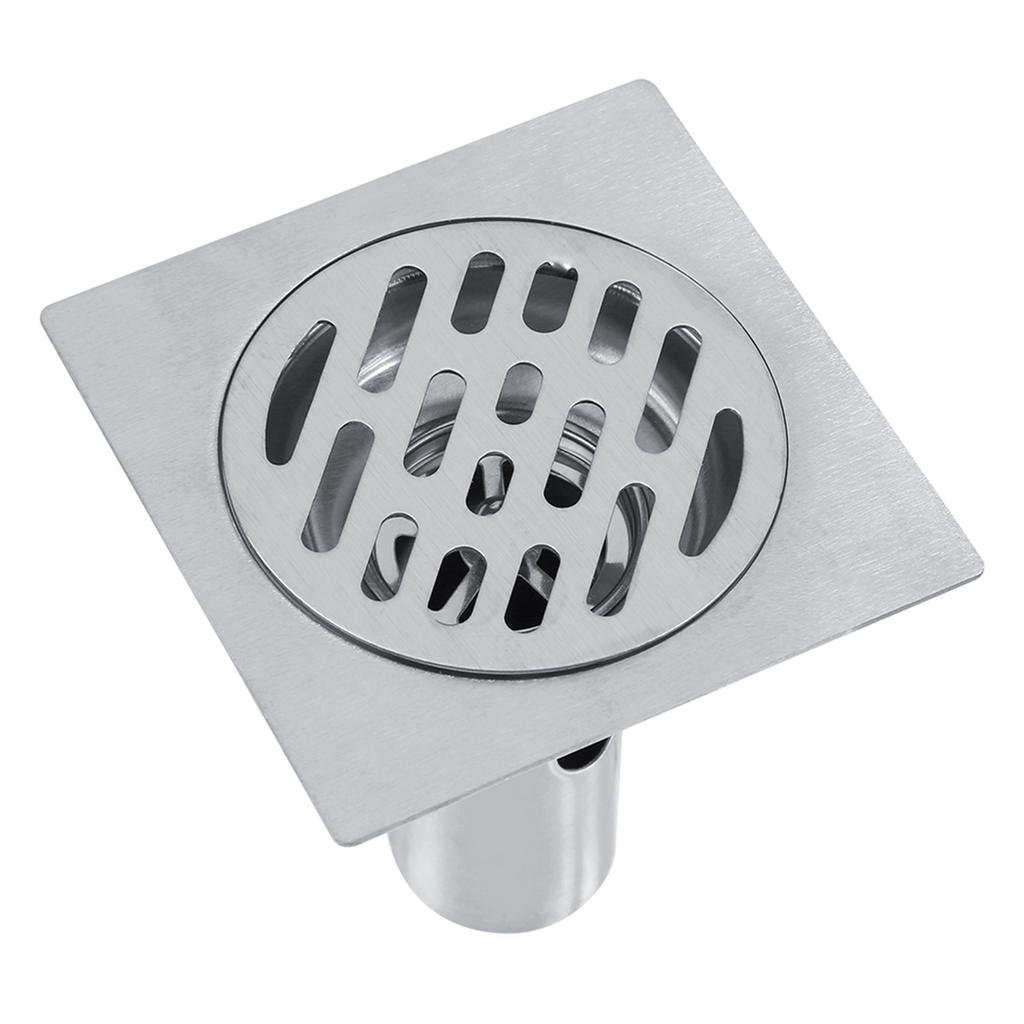 Thickened Stainless Steel Home Bathroom Shower Kitchen Anti Odor Floor Drain Waste Grate
