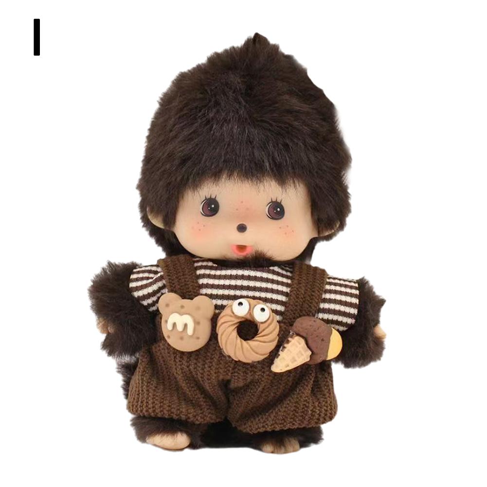 Kawaii Kindergarten Mochi Puppe 15cm PP Baumwolle Affe Plüschpuppe Handpuppe Tasche Anhänger Anhänger Geschenk Plüschtier