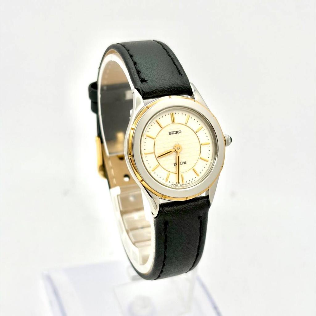 SEIKO Exceline Watch 301335 with New Strap [Excellent Condition/New Battery] Ladies' 4J40-0AA0